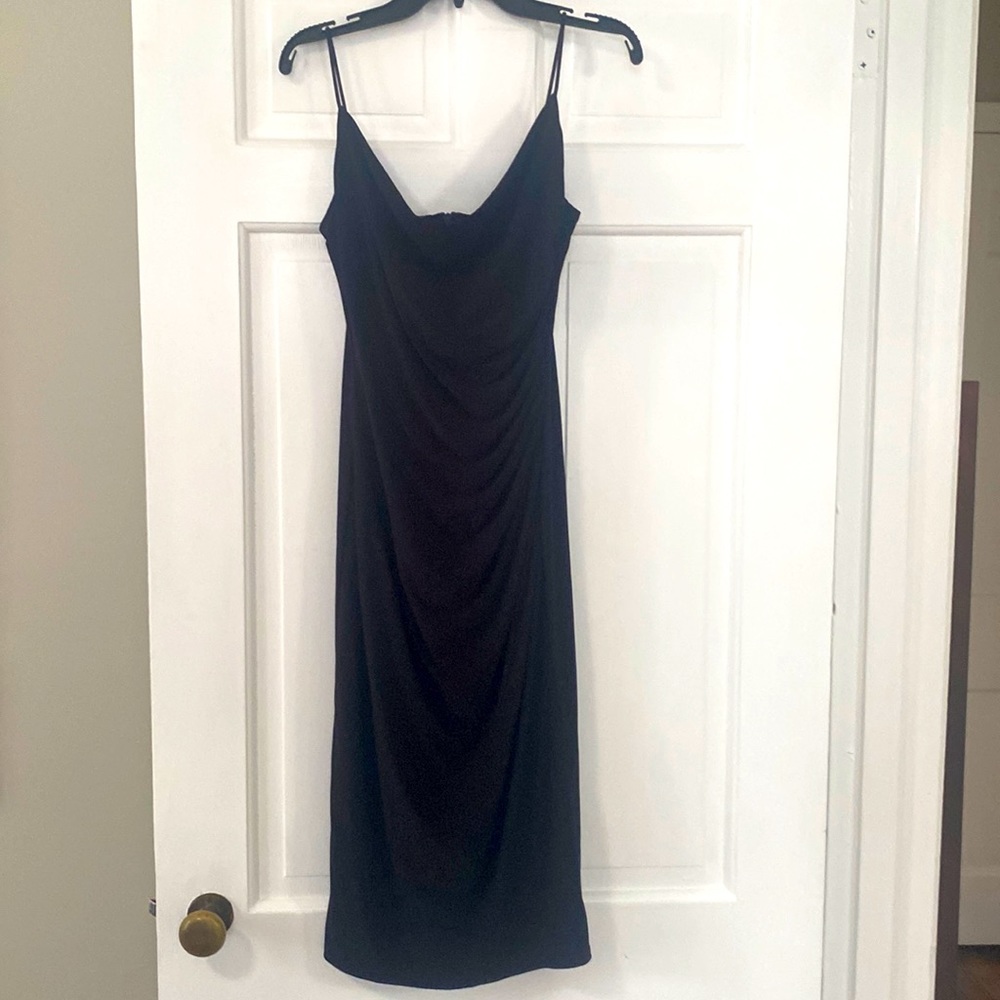 Tight little black dress